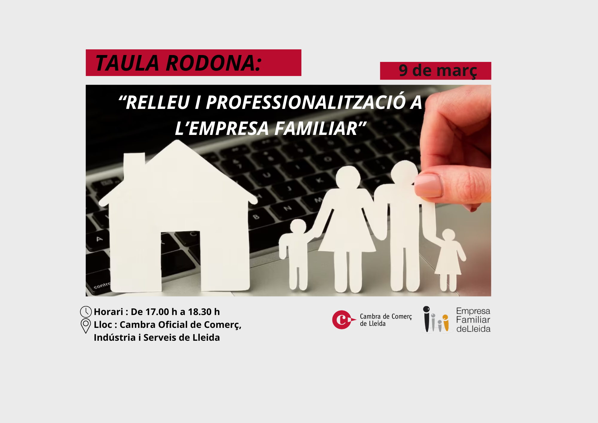 TAULA RODONA: “Relleu i professionalització a l’empresa familiar ”
