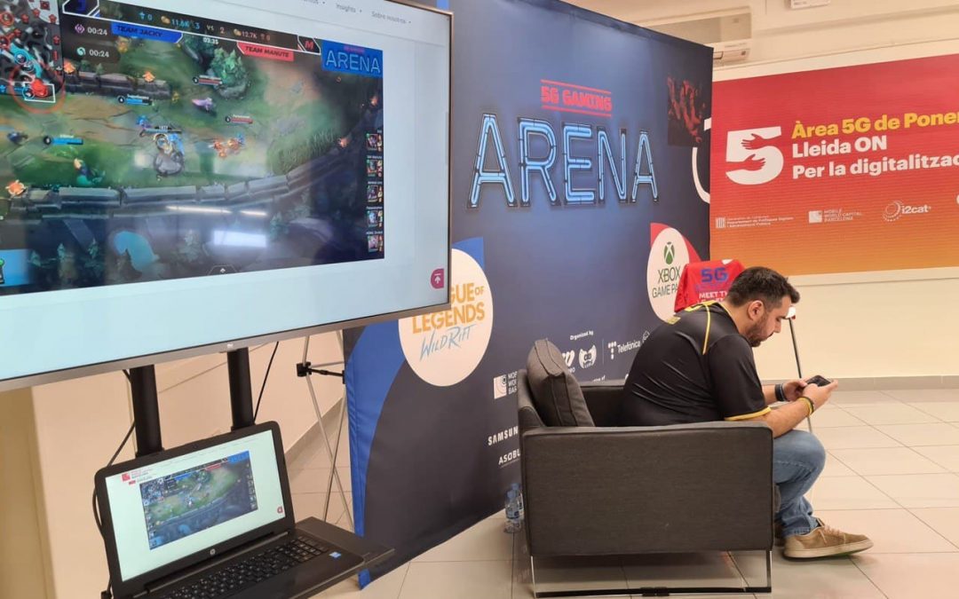 El LAB 5G de la Cambra de Comerç de Lleida acull una competició de videojocs en directe durant el MWC22    